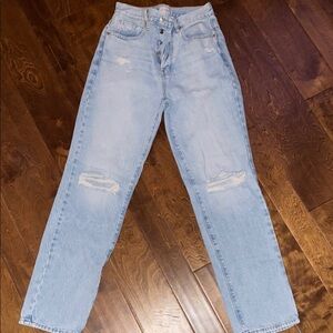 Light Blue High-Waisted Women Jeans